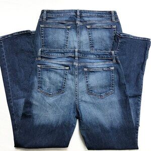 2 Pair Tommy Hilfiger Curve Straight Jeans Womens Size 10 Medium Dark Blue Wash